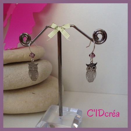 8 € Estampe Hibou 16mm Rodhié +Toupie swaro Parme